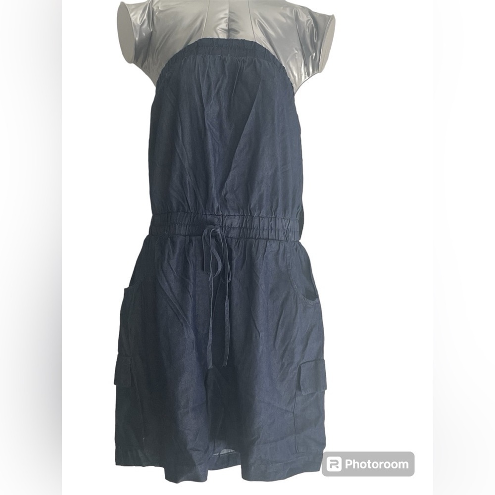 Denim romper